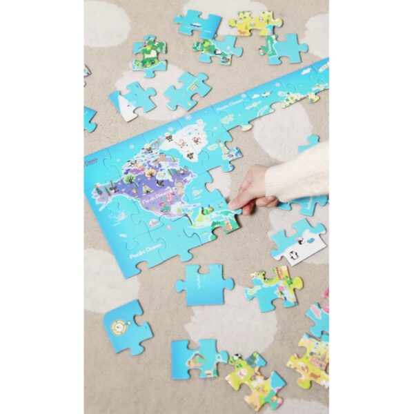 Puzzle Mapa Świata - obrazek 4